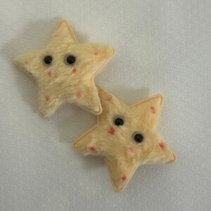 毛絨星星髮夾
